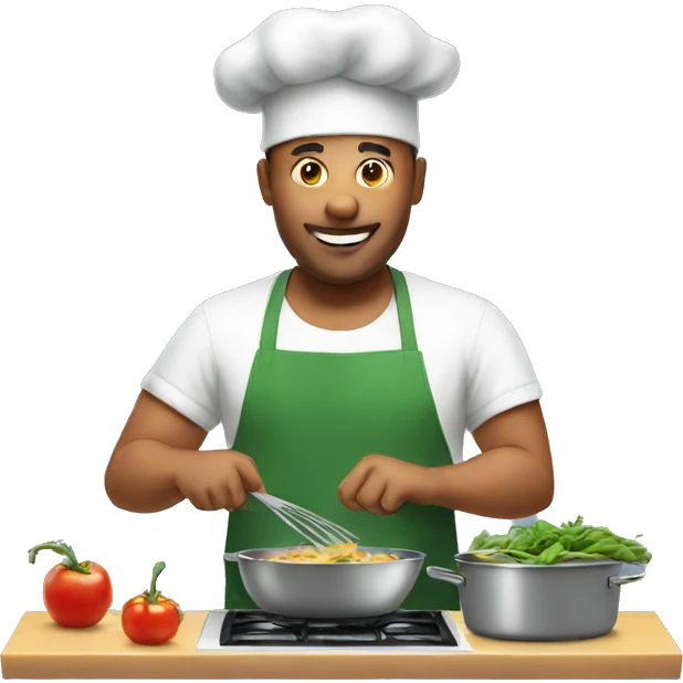 man cooking emoji
