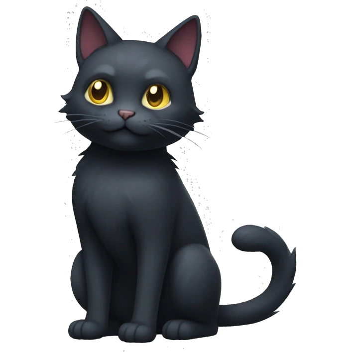 Dark-type-Fakémon-Cat full body emoji