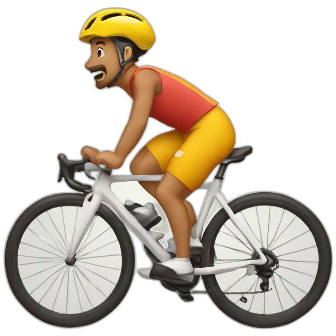 Coureur sur un haricot emoji