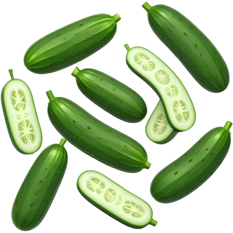 cucumber cut emoji