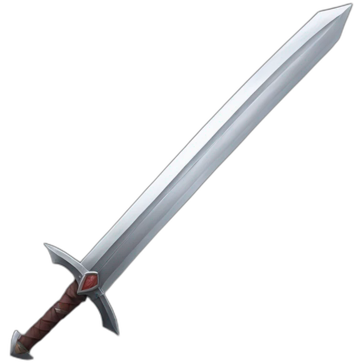 angry berserk guts carrying huge sword without guard emoji