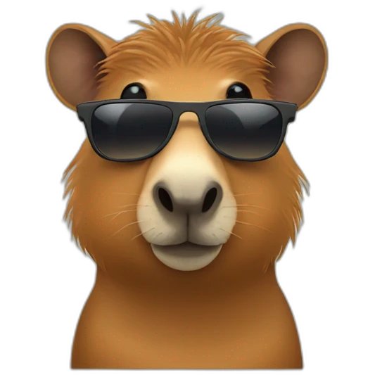 capibara with sunglasses emoji