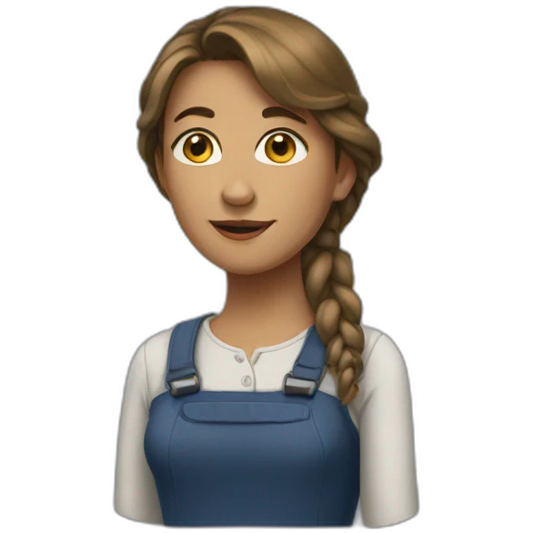 Une femme emoji