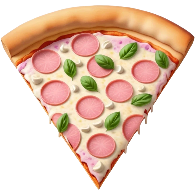 Light pink pizza emoji
