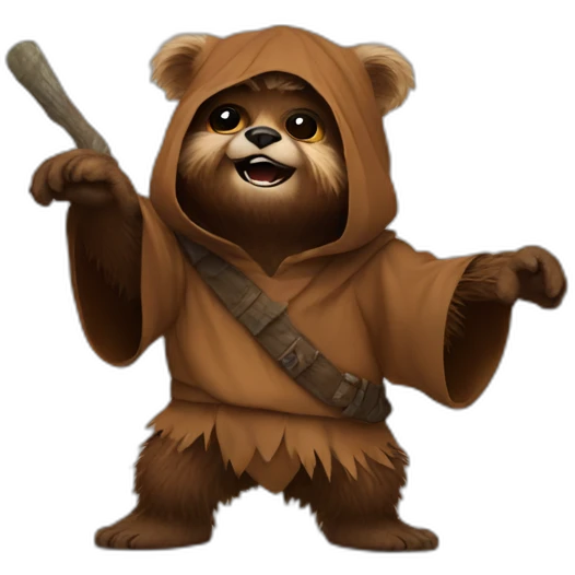dancing ewok emoji