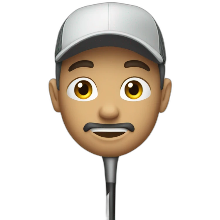 Golf gris performance emoji