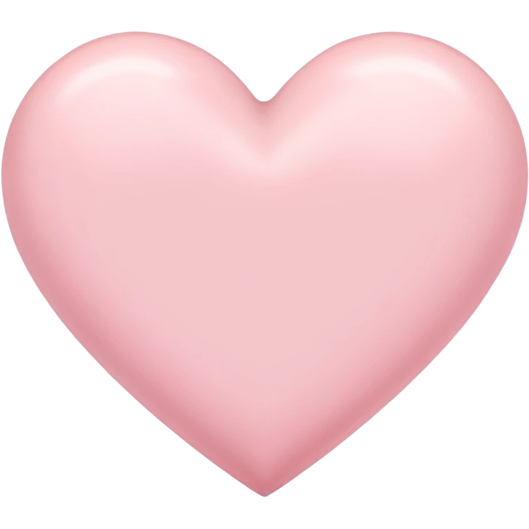 pastel pink heart emoji