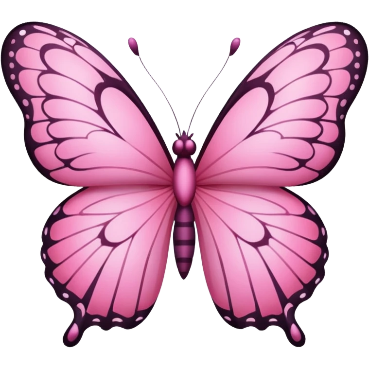 borboleta rosa emoji