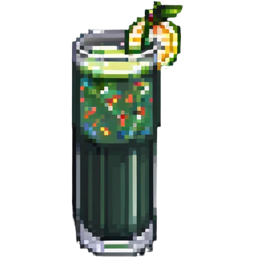 fresh juice in a tall glass emoji