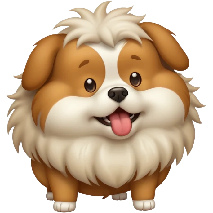 Dog farting emoji