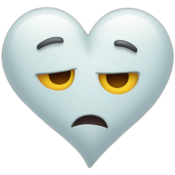Broken heart emoji