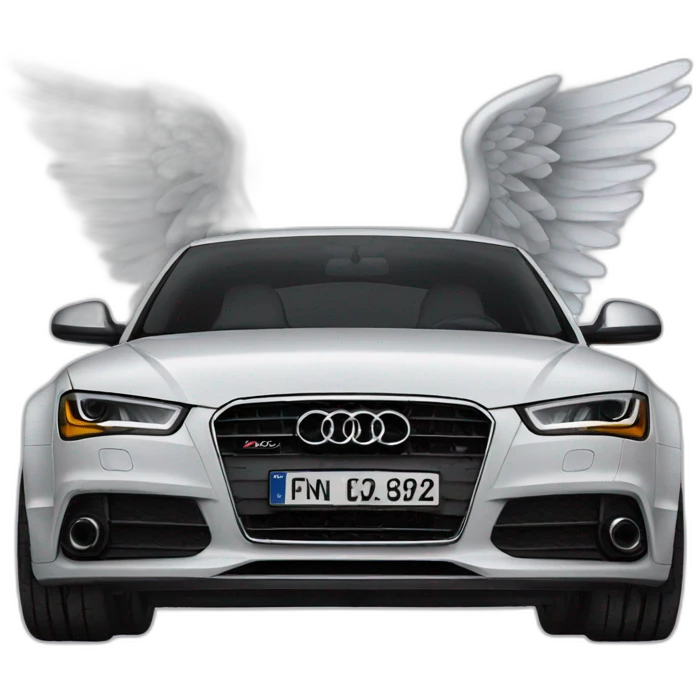 audi with wings emoji