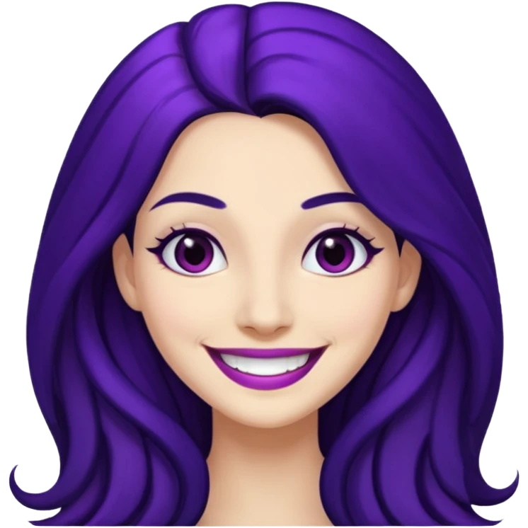 purple woman emoji