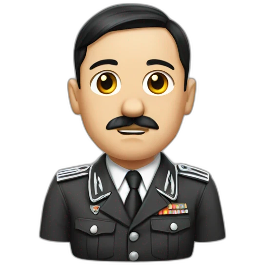 Hitler lève sa main emoji