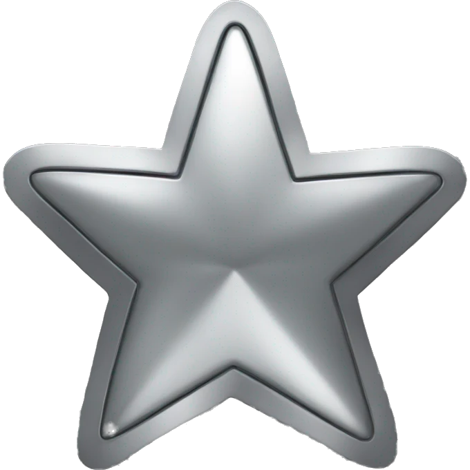 Metal star emoji