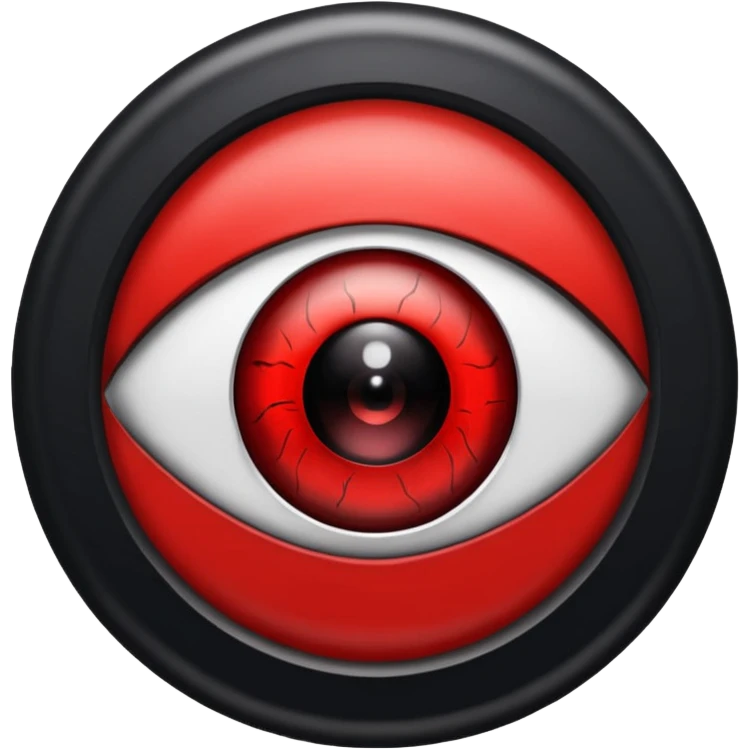Eye itachi red emoji