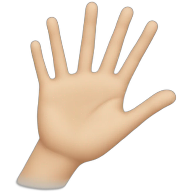 Hand lines emoji