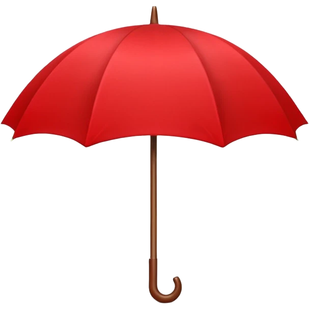 red summer umbrella emoji