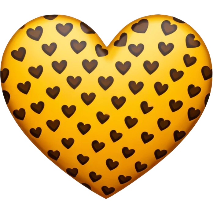 Leopard heart emoji