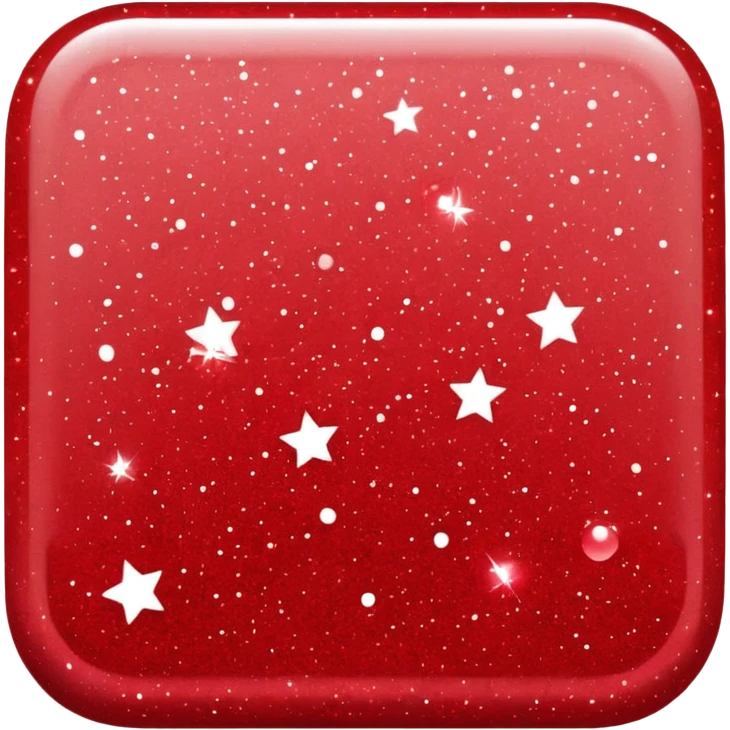 red glitter link emoji