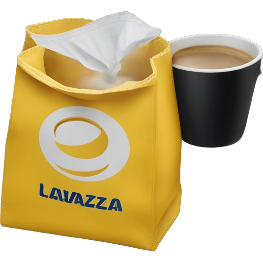 Lavazza coffee yellow bag emoji