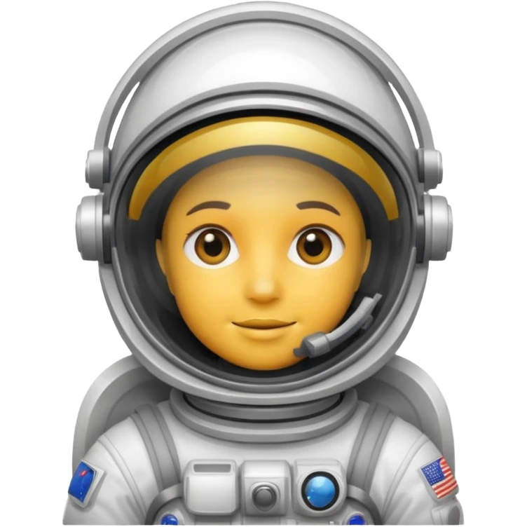Astronaut floating emoji