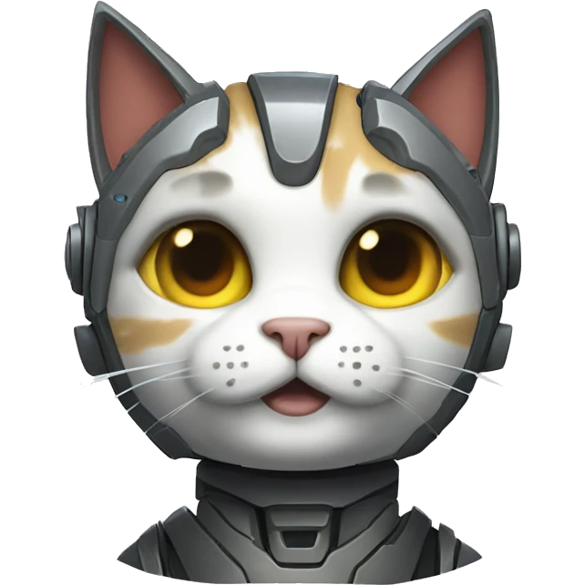 Mecha cat emoji