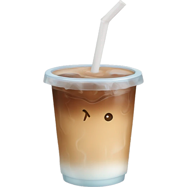 Iced coffee  emoji