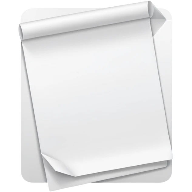 a piece of paper emoji