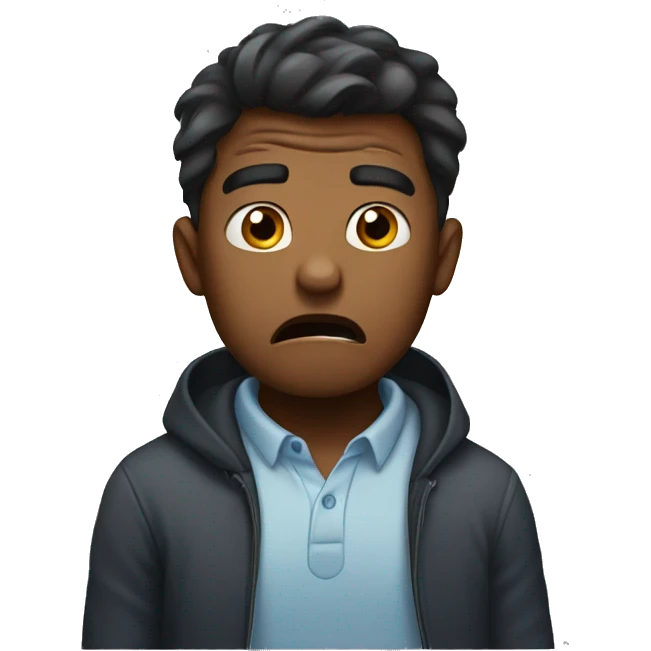 Scared emoji