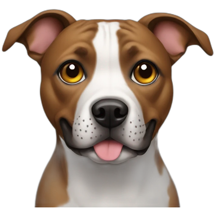 Dog staffie emoji