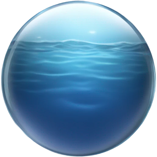 Moon water  emoji