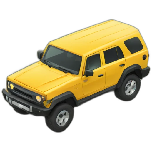Car all terrain emoji