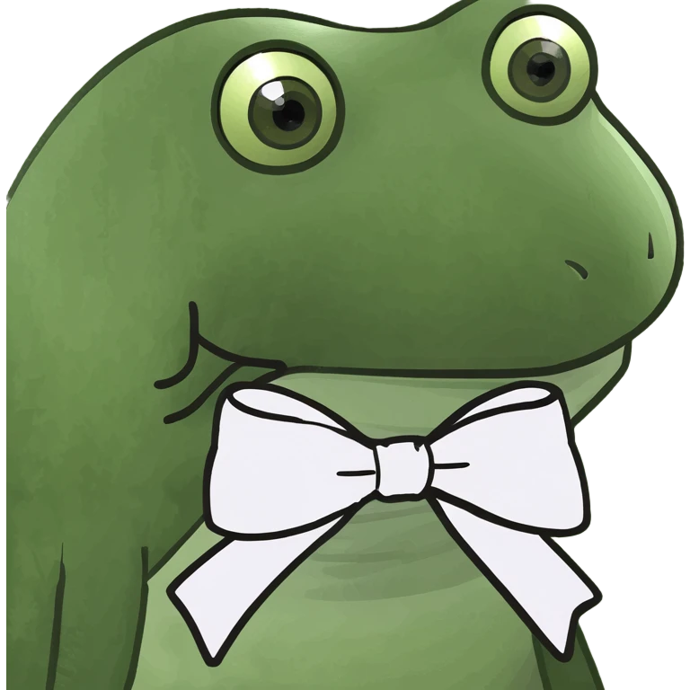 Cute white bow emoji