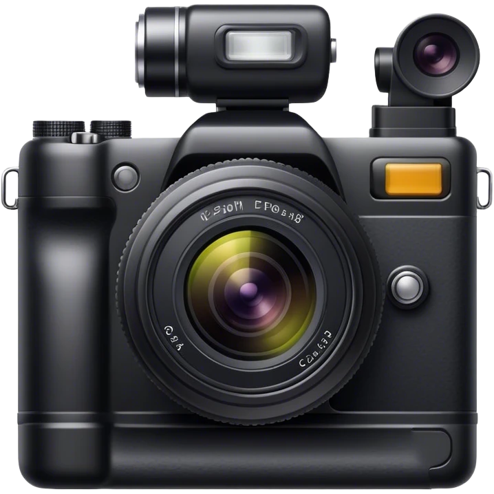 professional digital camera black emoji