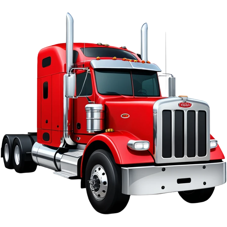 Peterbilt 18 wheeler  emoji