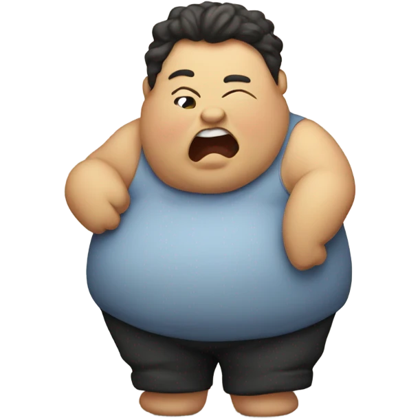 Fat moodeng  emoji