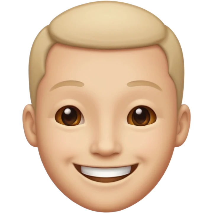 Buttcheek head emoji