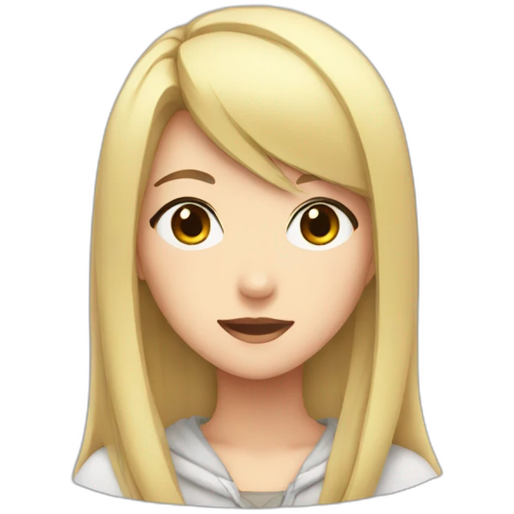anime woman emoji