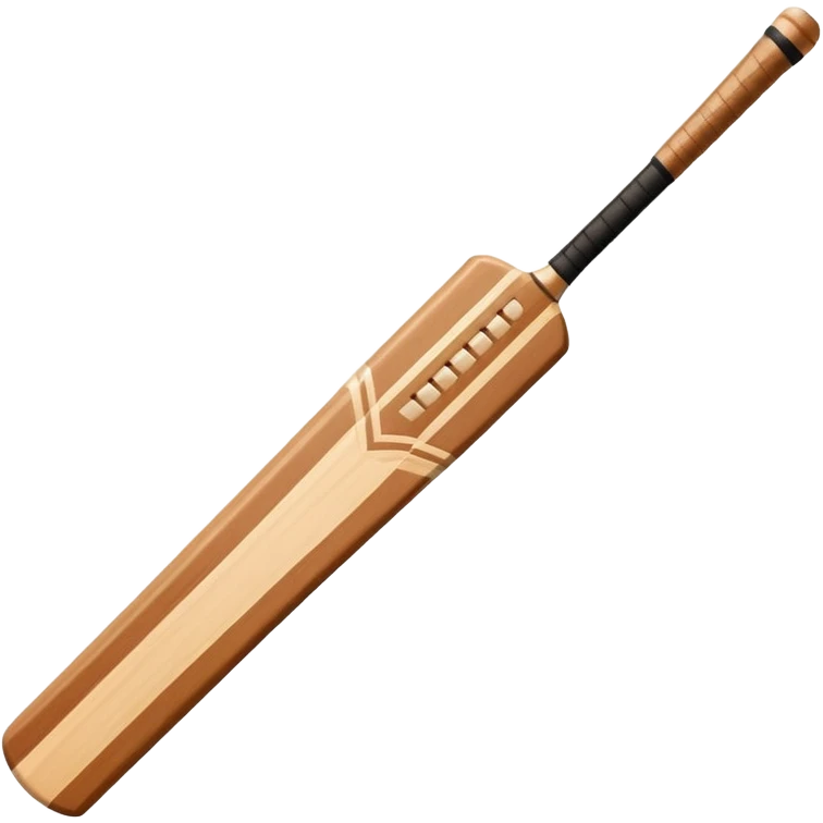make a emoji of cricket bat emoji