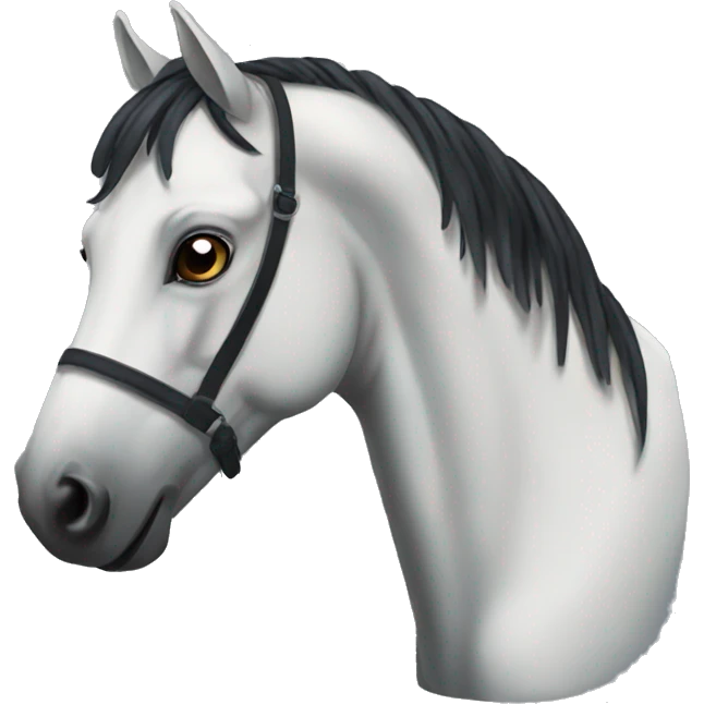Black horse emoji