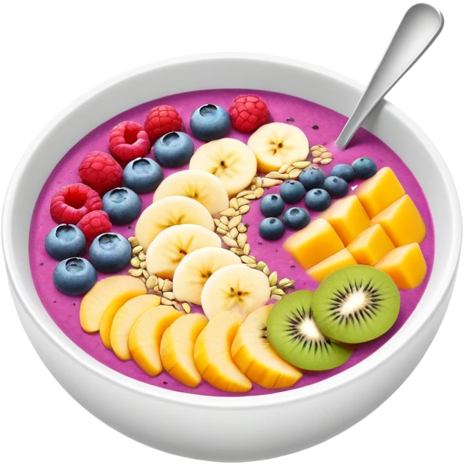 smoothie bowl  emoji