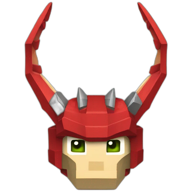 head hat Red dragon Minecraft delegate emoji