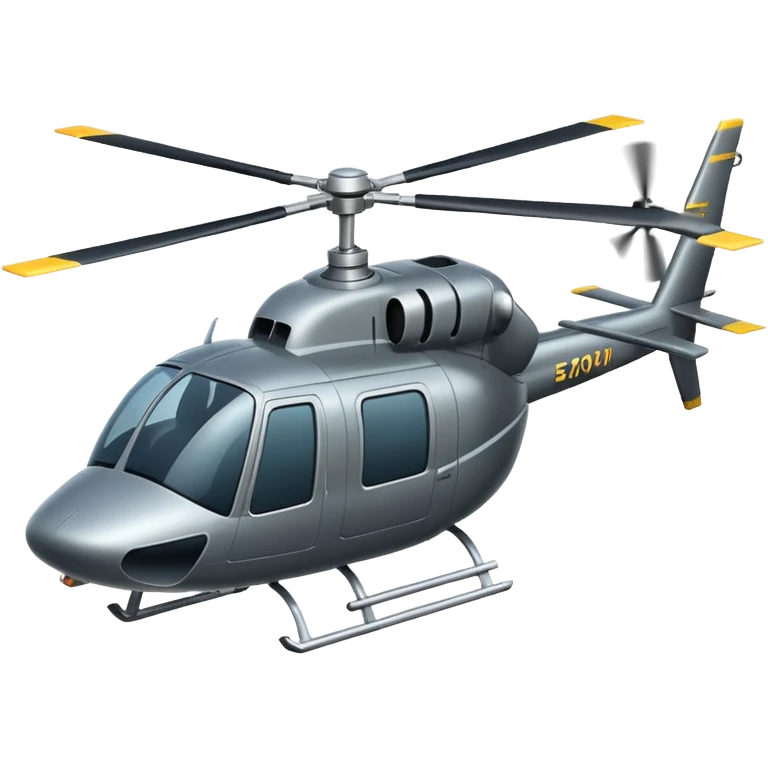 Generate a realistic helicopter emoji