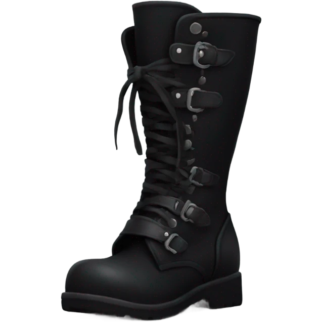 Goth boots emoji