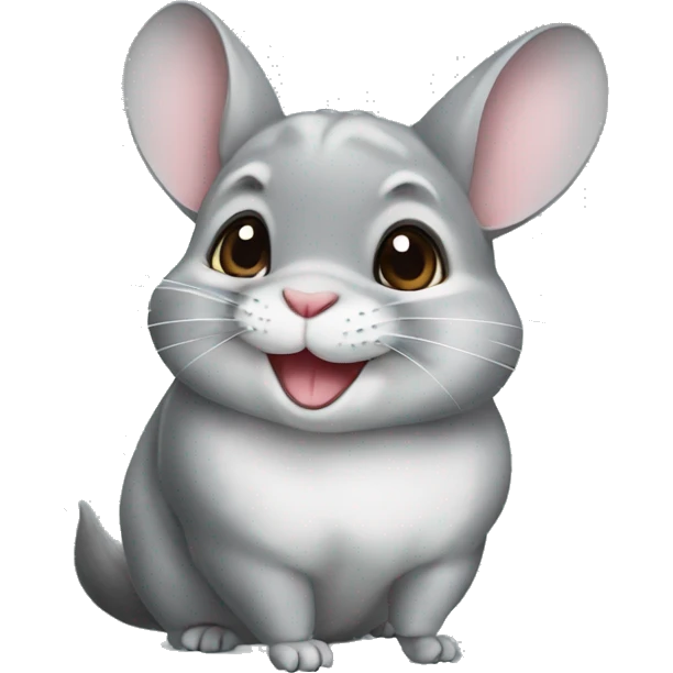 happy chinchilla emoji