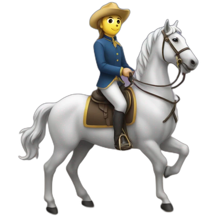 Personne sur cheval emoji