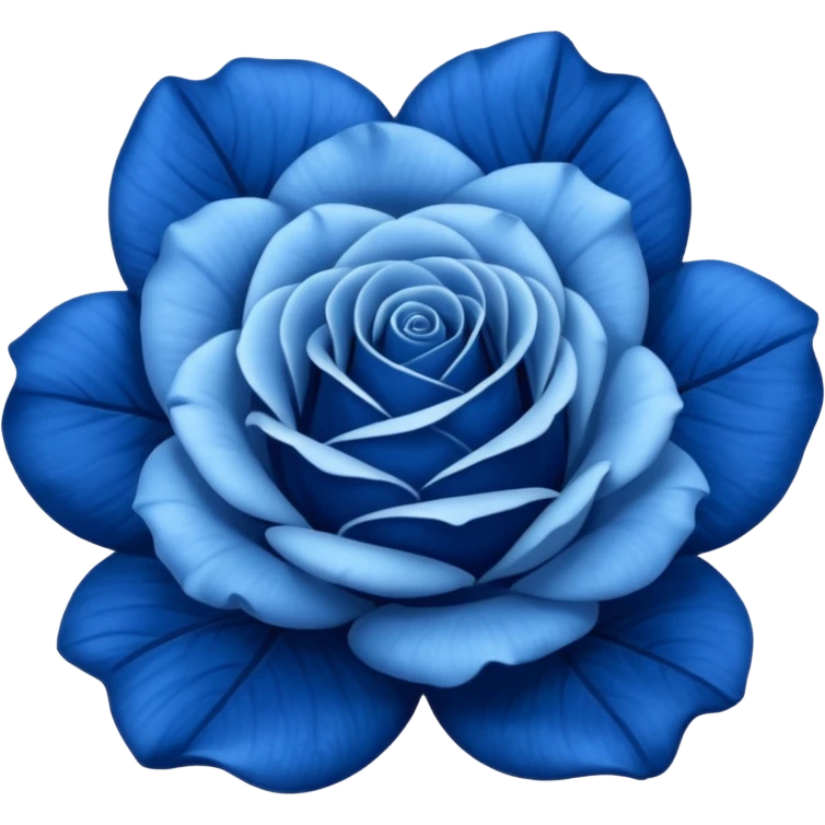 Rose bleu emoji