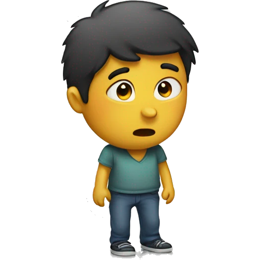 someone going to room and being sad  emoji