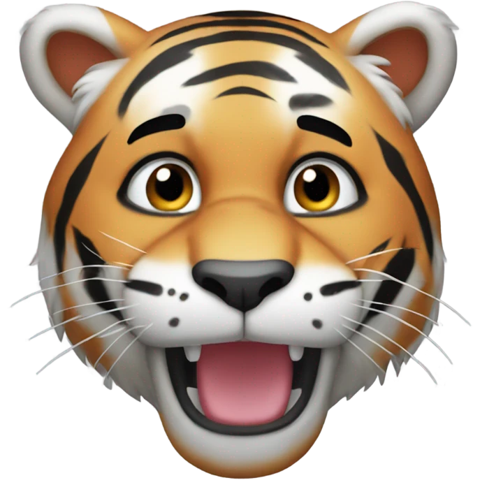 Tiger in beanie emoji